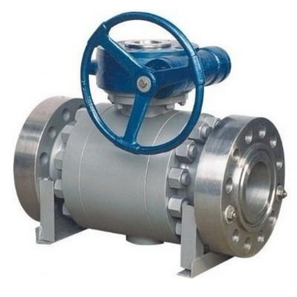 Three Pieces Forging Steel Trunnion Mounted Ball Valve