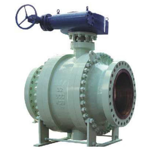 Three Pieces Casting Steel Trunnion Mounted Ball Valve